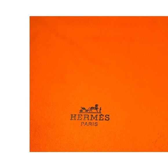 Authentic Hermes Paris Empty Box Only Size 12" x 8" x 4.5" Orange Square Storage - Picture 7 of 11